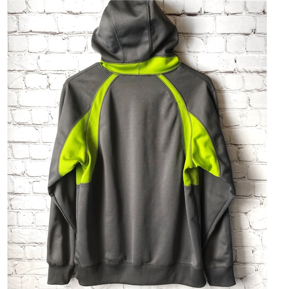 SOLD Air Jordan Lime Green & Grey - Picture 2 of 8